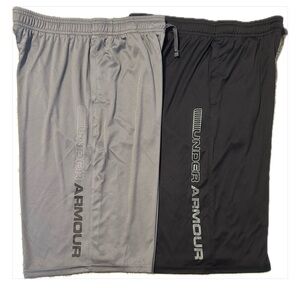 Under Armour Athletic Shorts in Black and Gray
